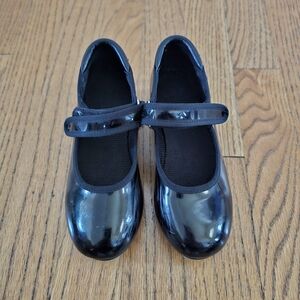 Lindoes Black Tap Shoes And Pink Ballet Shoes Bundle Girls Size 13